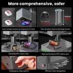 20W/30W/50W S4 Portable Fiber Laser Marking Machine | Industrial Laser Engraver for Metal, Leather & Plastic - SKU: 3256805726837547