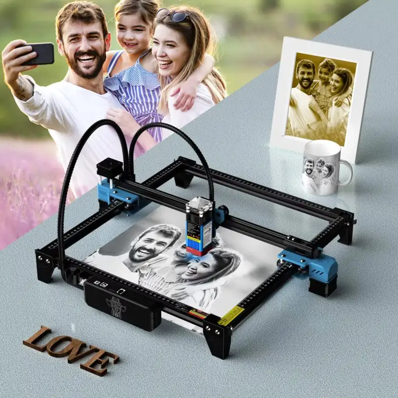 Laser Engraver Laser Cutting Machine Laser Engraving Machine Compressed Spot LD+FAC Laser Print Matrix Printer - SKU: 3256801820957062