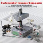 20W/30W/50W S4 Portable Fiber Laser Marking Machine | Industrial Laser Engraver for Metal, Leather & Plastic - SKU: 3256805726837547