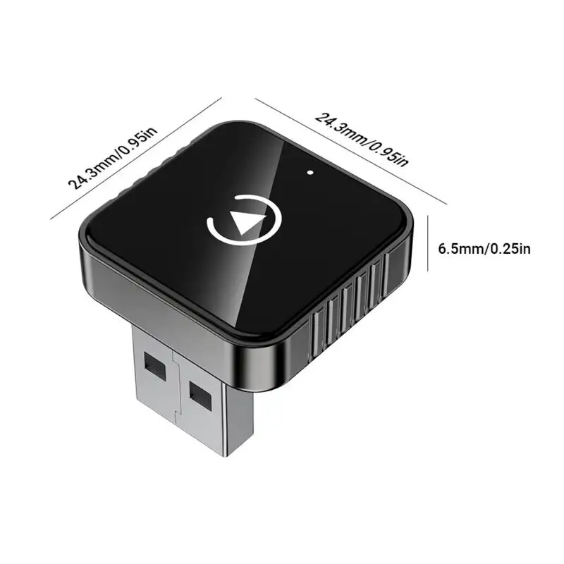 2in1 Wireless CarPlay Adapter Android Auto AI Smart Box Car Intelligent Systems For VW Toyota Nissan Honda Ford Benz - SKU: 3256808473857005