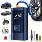 Inflatable Pump Portable 2 power supply modes and 4 preset air pressures Digital Display Car Motorcycle Tire With USB output