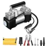 Jump Starter with Tire Inflator 150PSI Car Air Pump 12V Cigarette Lighter Air Compressor for Car Motorcycle Bicycle Balls