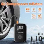 1pc Car Wireless Air Pump 150PSI Portable Electric Tire Inflation For Car Bicycle Motorcycle Air Compressor Inflator US Shipping
