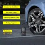 150PSI Smart Air Pump Tire Inflator Portable Air Compressor with Digital Pressure Gauge for Car Bike Motorcycle Ball