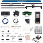 20W Laser Cutting Engraving Machine + Air Pump Assist KIT + 500mm Honeycomb Working Table DIY Desktop CNC Engraver Cutter