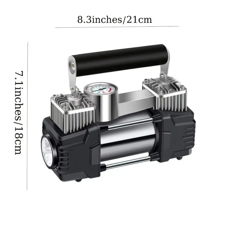 Jump Starter with Tire Inflator 150PSI Car Air Pump 12V Cigarette Lighter Air Compressor for Car Motorcycle Bicycle Balls